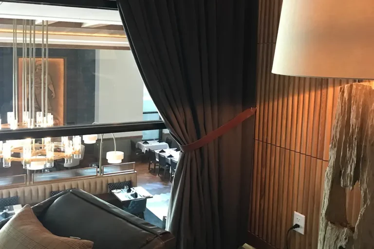 A room with a view can be a warm haven with a view with the right fabrics and textiles