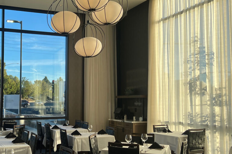 Sun and sky can be controlled with the right window treatment.