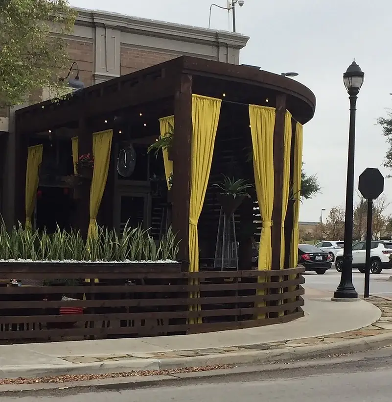 Indoors is about outdoors on occasion, retail patio treatments by MS supply