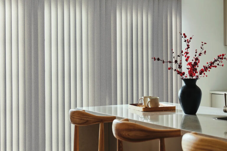 Graber vertical blinds available in many styles via MS Supply Co.